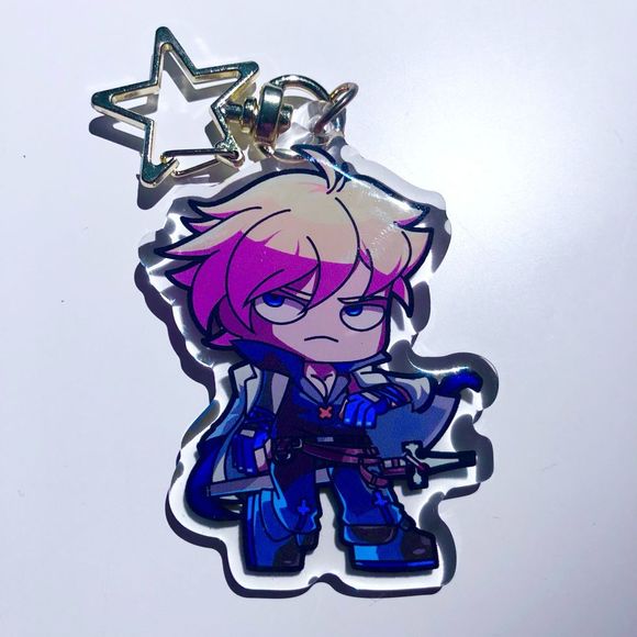 Ky Kiske Guilty Gear Strive Acrylic Epoxy Charm - Picture 1 of 1